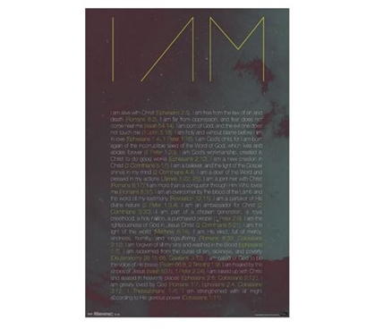 Best Dorm Supplies - I Am Poster - Wall Decor For College