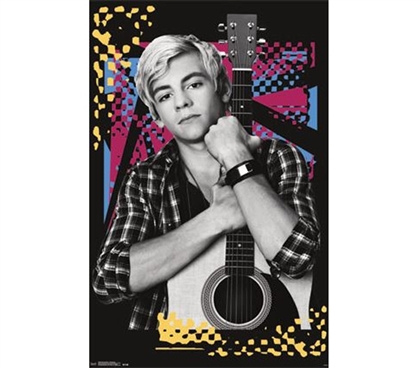 Shop For College Students - Austin and Ally - Austin Guitar Poster - College Wall Decor