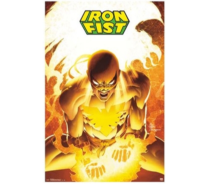 Fun Dorm Wall Decor - Iron Fist Poster - College Wall Decor