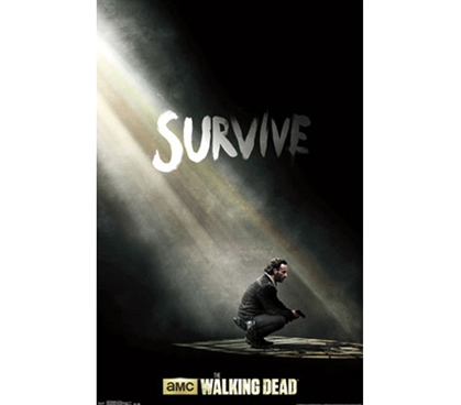 Shop For College - Walking Dead - Survive Poster - Decorate Your Dorm