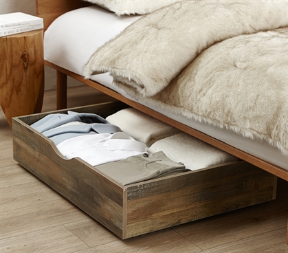 Wood Storage Box Rolling Storage Bins Under Bed Dorm Storage Tips College Dorm Supplies Checklist
