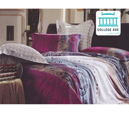 Riley Twin XL Comforter Set - College Ave Designer Series Girls Dorm Bedding