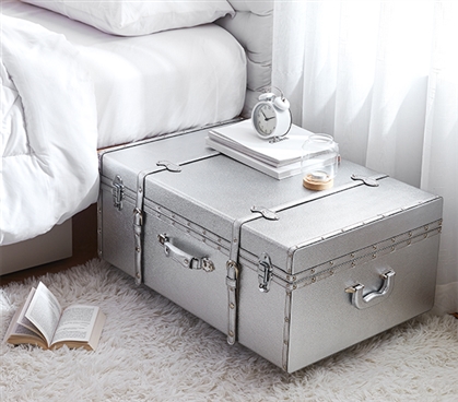 Texture Brand Trunk - Silver Raindrops