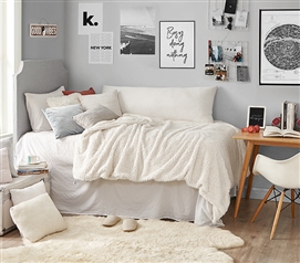 Puts This To Sleep - Coma Inducer Twin XL Blanket - Winter White