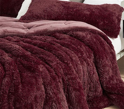 Puts This To Sleep - Coma Inducer Twin XL Comforter - Burgundy