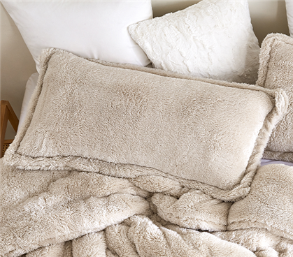 Coma Inducer Standard Sham - The Original Plush - White Sand