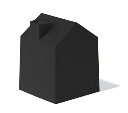 Tissue Box House - Black