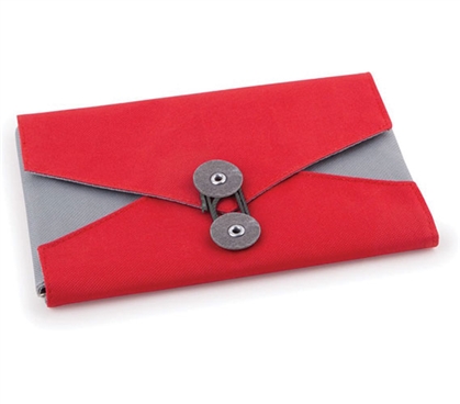 Envelope Jewelry and Cosmetic Dorm Organizer - Red