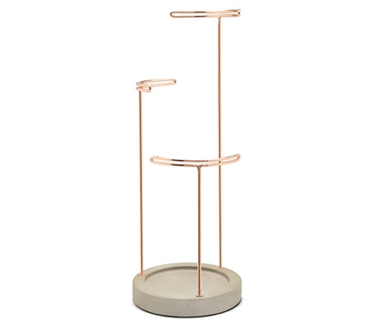 3 Tier Copper Jewelry Stand