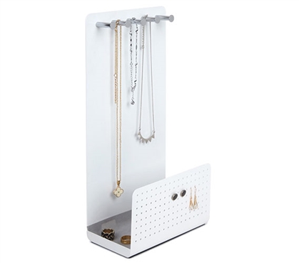 Curio Jewelry Stand - White