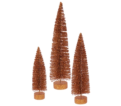 Copper Glitter Oval Tree Set Must Have Dorm Items