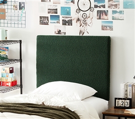 Villa Classic - College Headboard with Legs - Boucle Dark Green