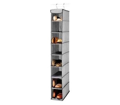 Hanging Shoe Shelves Gray - 8 Shelves