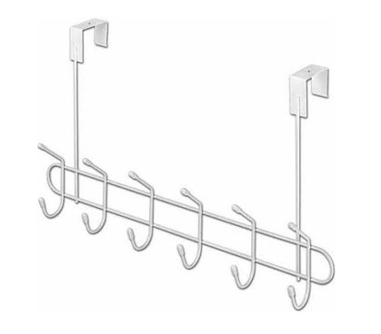 Over the Door Dorm Storage Hooks