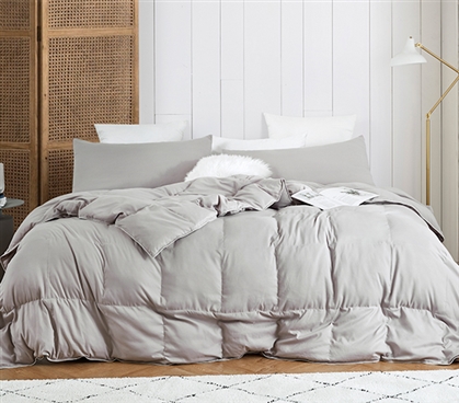 Snorze Cloud Comforter - Coma Inducer - Twin XL in Silver Cloud