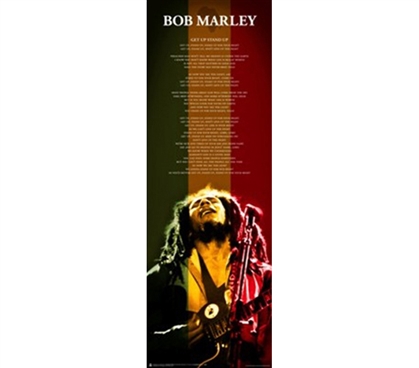Bob Marley Music Great Decor - Get Up College Dorm Poster