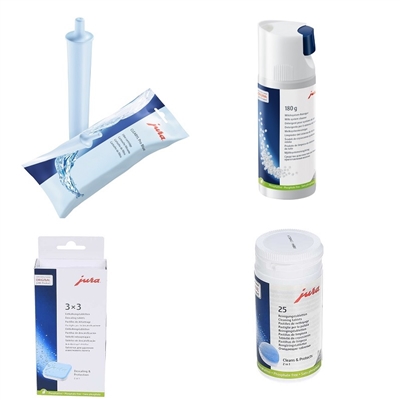Jura Professional Care Kit | Pro Blue Filter | Cleaning & Descaling Tablets