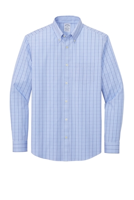 Brooks BrothersÂ® Mens Wrinkle-Free Stretch Patterned Shirt