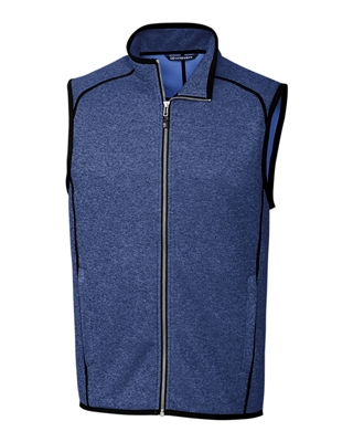 Cutter & Buck Mainsail Sweater-Knit Mens Full Zip Vest