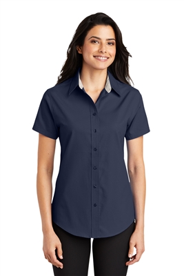 Ladies Short Sleeve Dress Shirt