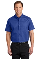 Mens Short Sleeve Dress Shirt