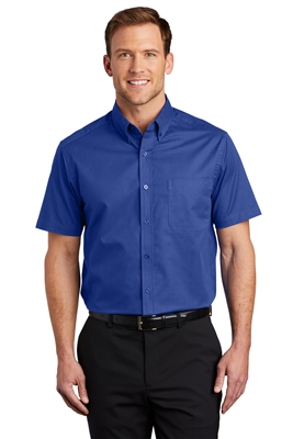 Mens Short Sleeve Dress Shirt