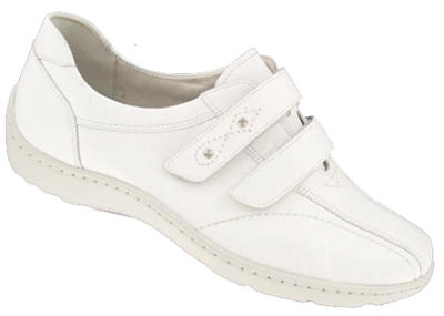 Henni Double Velcro White