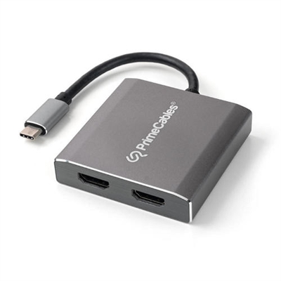 USB C Adapter Thunderbolt 3 to Dual HDMI Adapter 4K 60Hz Mac & Windows Compatible