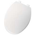 Elongated Bowl Plastic Ec Closet Seat White