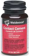 3 oz Tan Contact Cement Bottle