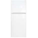 White 10 CF Free Standing Top Mount Top Freezer Refrigerator