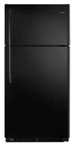 Black 18 Top Mount Refrigerator