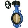 2-1/2 Cast Iron Bronze Buna 200 # Wafer Butterfly Valve Lever Operator