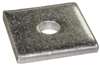 3/8 Plated Flat Square Washer