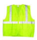 ANSI Safety Vest Extra Large / Double Extra Large Lime Silver