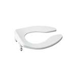 Elongated Bowl Plastic Of Seat Extra Heavy Ssc *lustr White