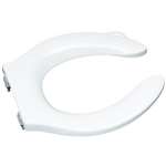 Elongated Bowl Plastic Closet Seat W/Ch *strong White