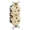 Sdwrd Narrow Body DUP Receptacle Ivory