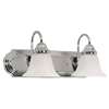 Polished Chrome 2 Light 100 Watts A 19 Vanity *ballerina