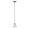 *EMPIRE 1 Light 7 Mini Pendant With Frosted