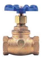 Not For Potable Use 1/2 Bronze Threaded Straight Stop & Waste