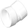 1-1/2 PVC DWV 22-1/2 Elbow