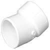 1-1/2 PVC DWV ST 22-1/2 Elbow