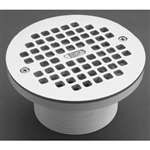 4 Adjustable Drain With 6 Stainless Steel Grate