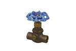 Not For Potable Use 3/4 Brass Sweat Straight Stop & Waste