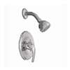 1 Handle Pressure Balance Lever Shower Trim Polished Chrome