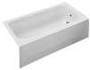 60 X 30 X 14 1/4 Bath Left Hand White