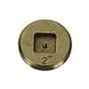 1-1/2 Countersunk Brass IPT Tap on Pipe Plug