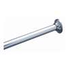 5 FT Aluminum Shower Curtain Rod Less Flush