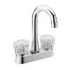 Lead Law Compliant 2 Handle Acrylic High Bar Faucet With 10 S